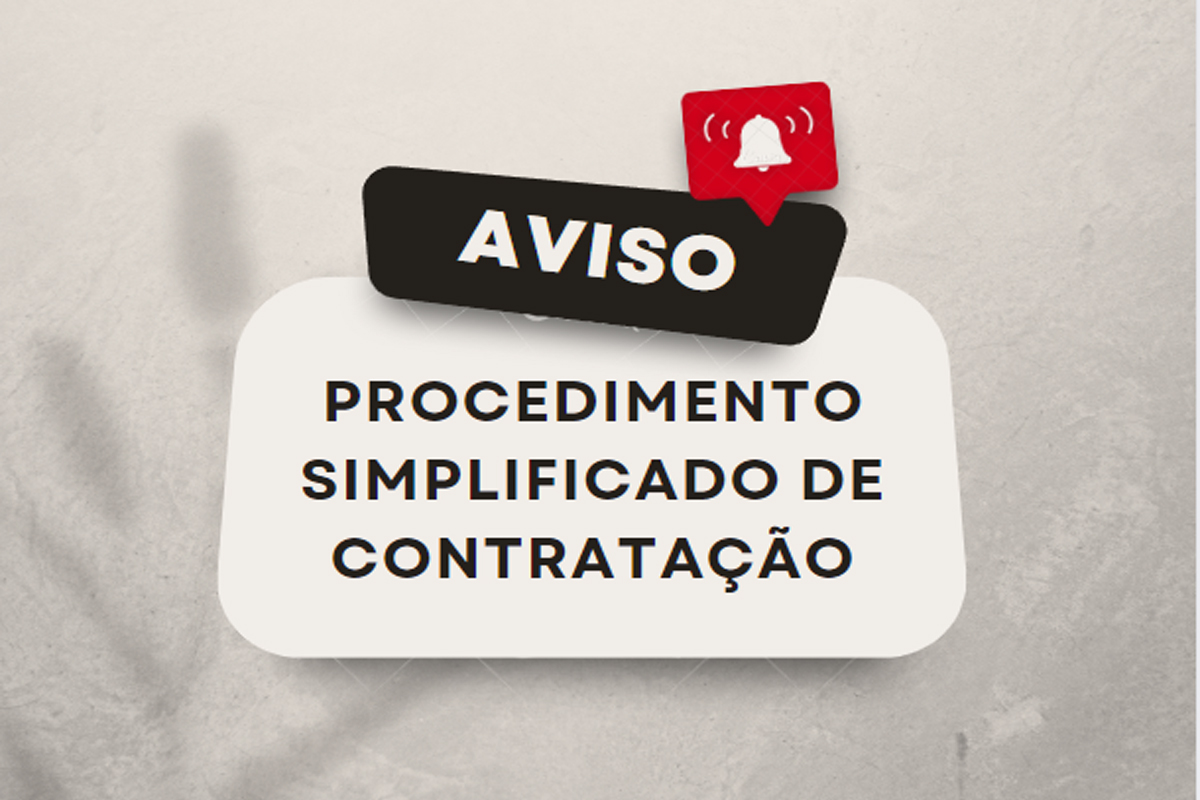 PROCEDIMENTO SIMPLIFICADO DE CONTRATAÇÃO