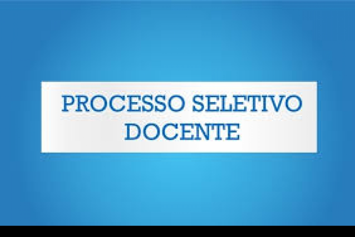 PROCESSO SELETIVO LETRAS