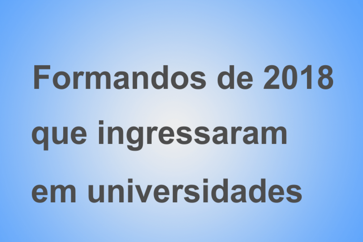 Alunos ingressantes em universidades