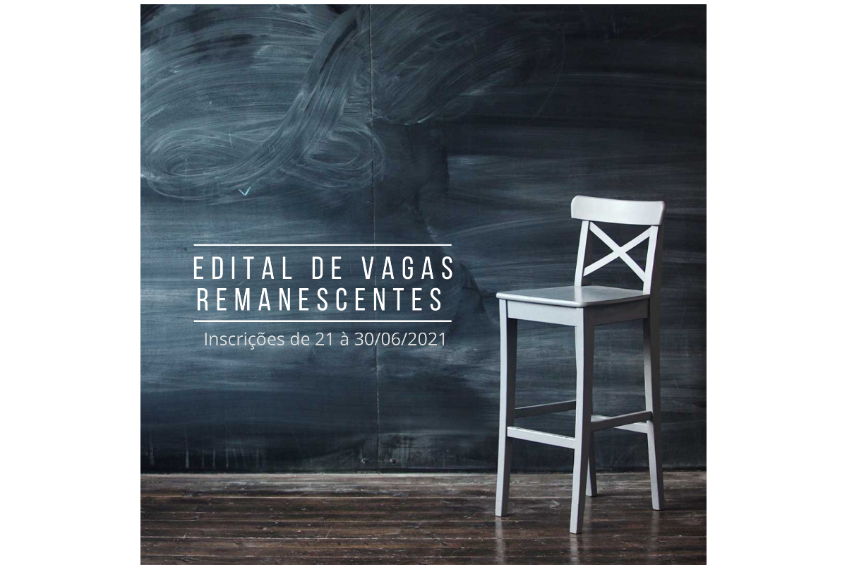 Edital de vagas remanescentes