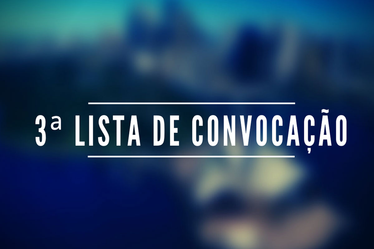 3ª Lista de convocação